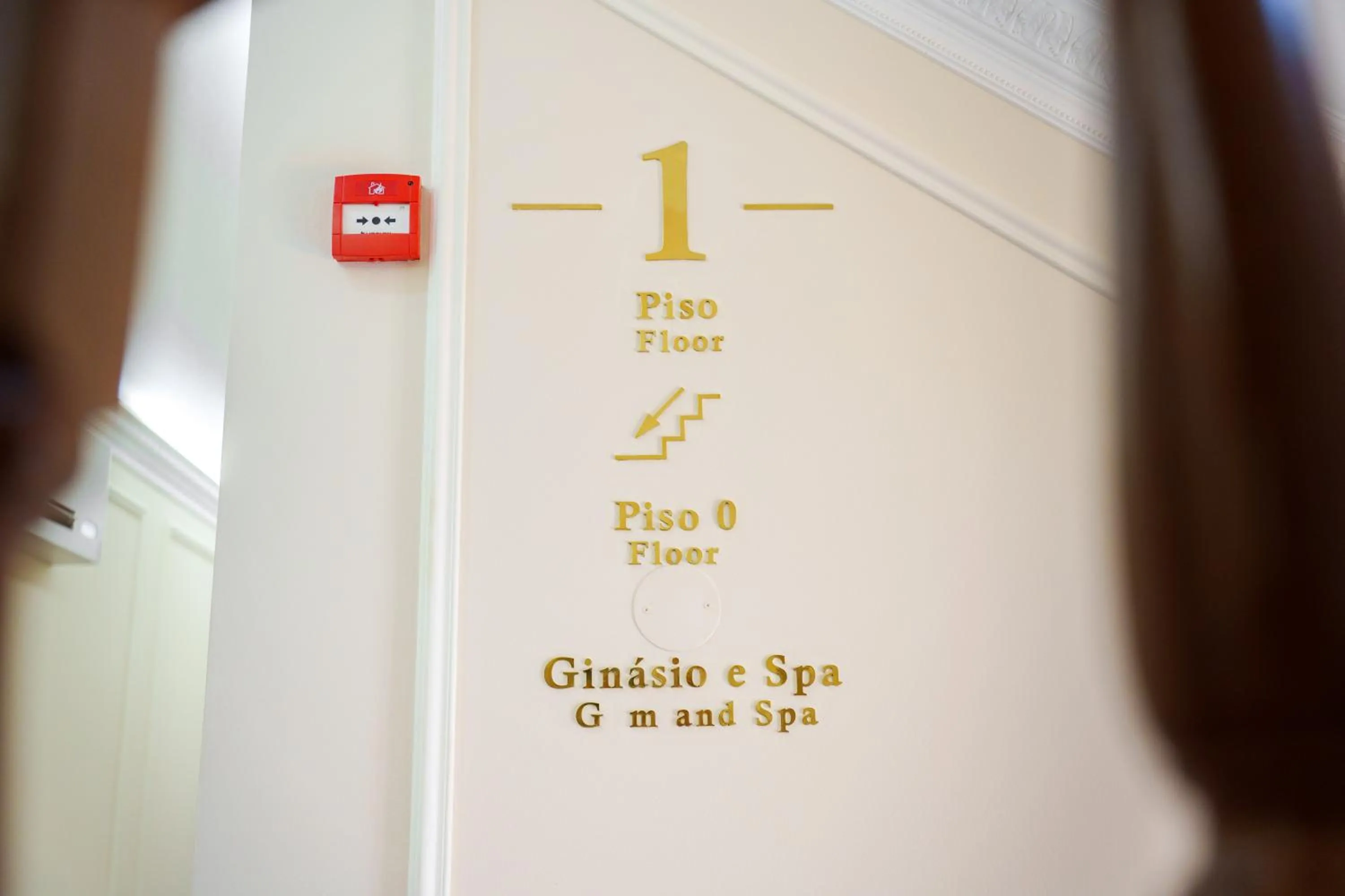 Text overlay in Boutique Hotel Teatro