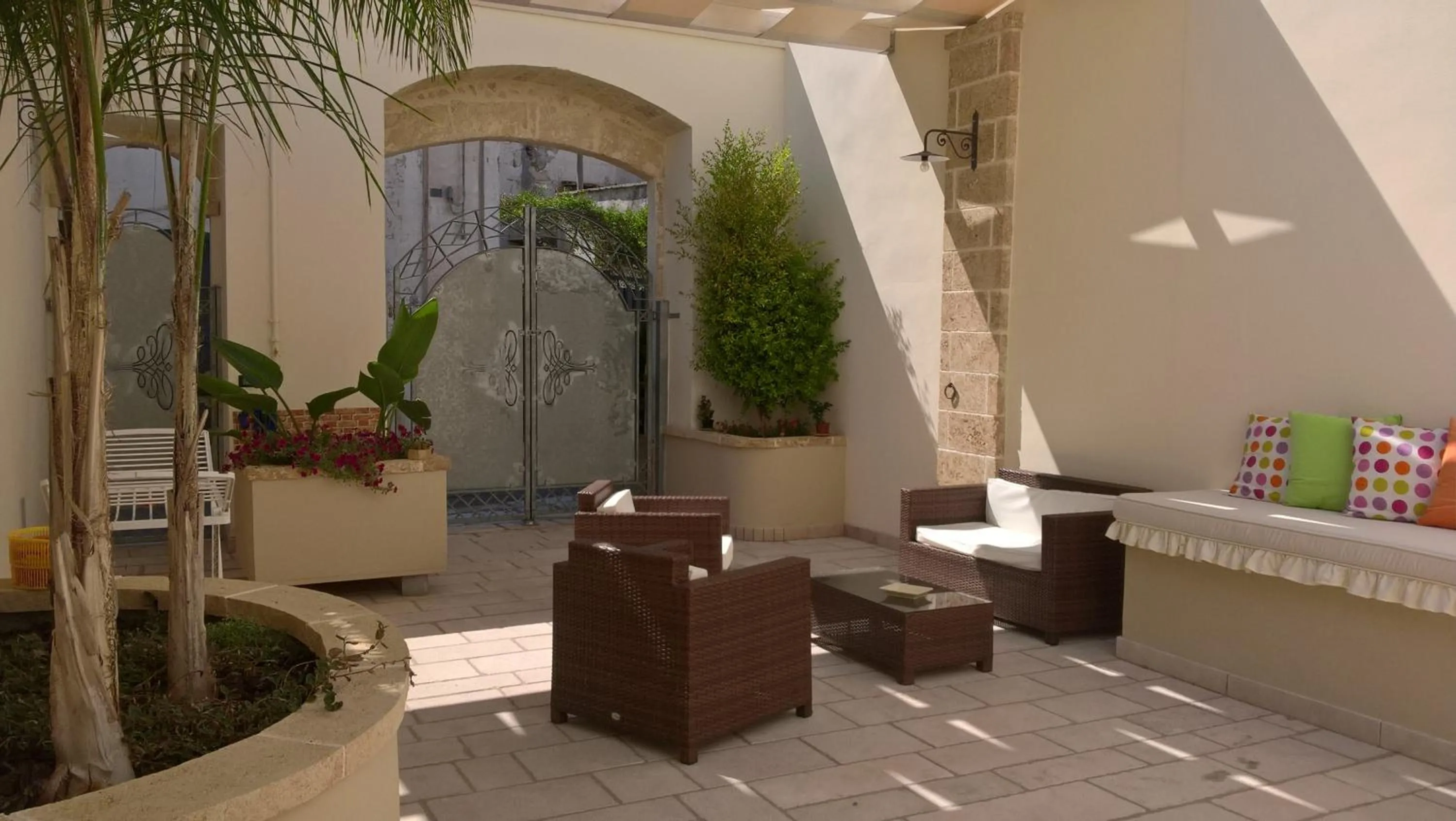 Inner courtyard view in Gradiè