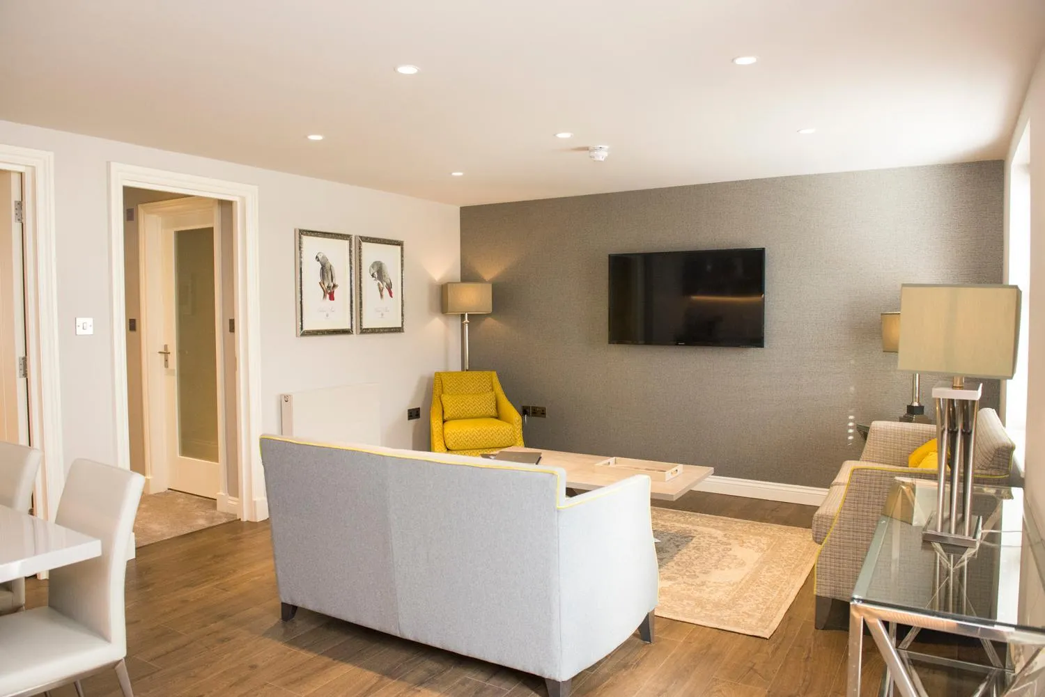 Living room in Roundthorn Country House & Luxury Apartments