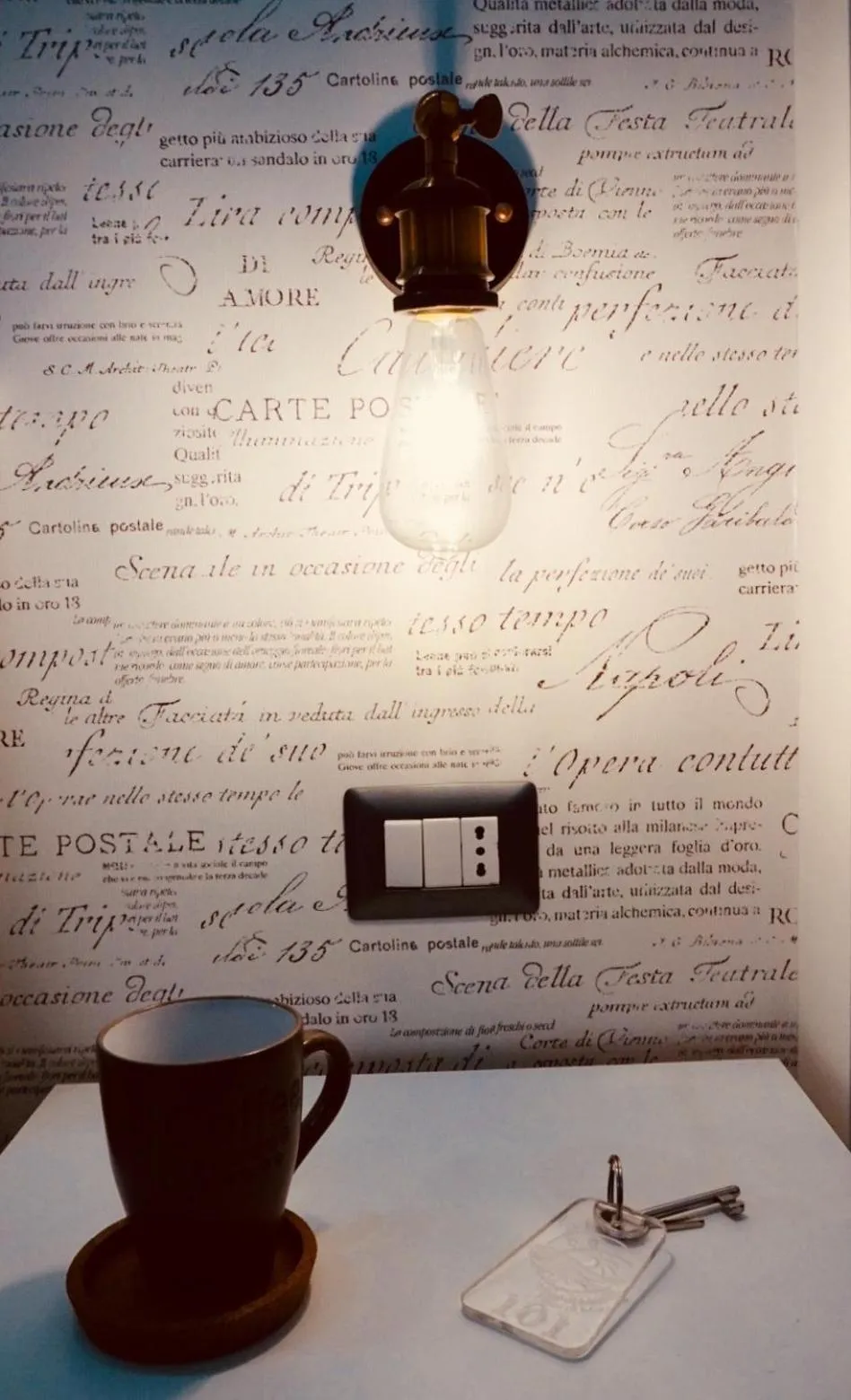 Decorative detail in Passi di Mare Rooms