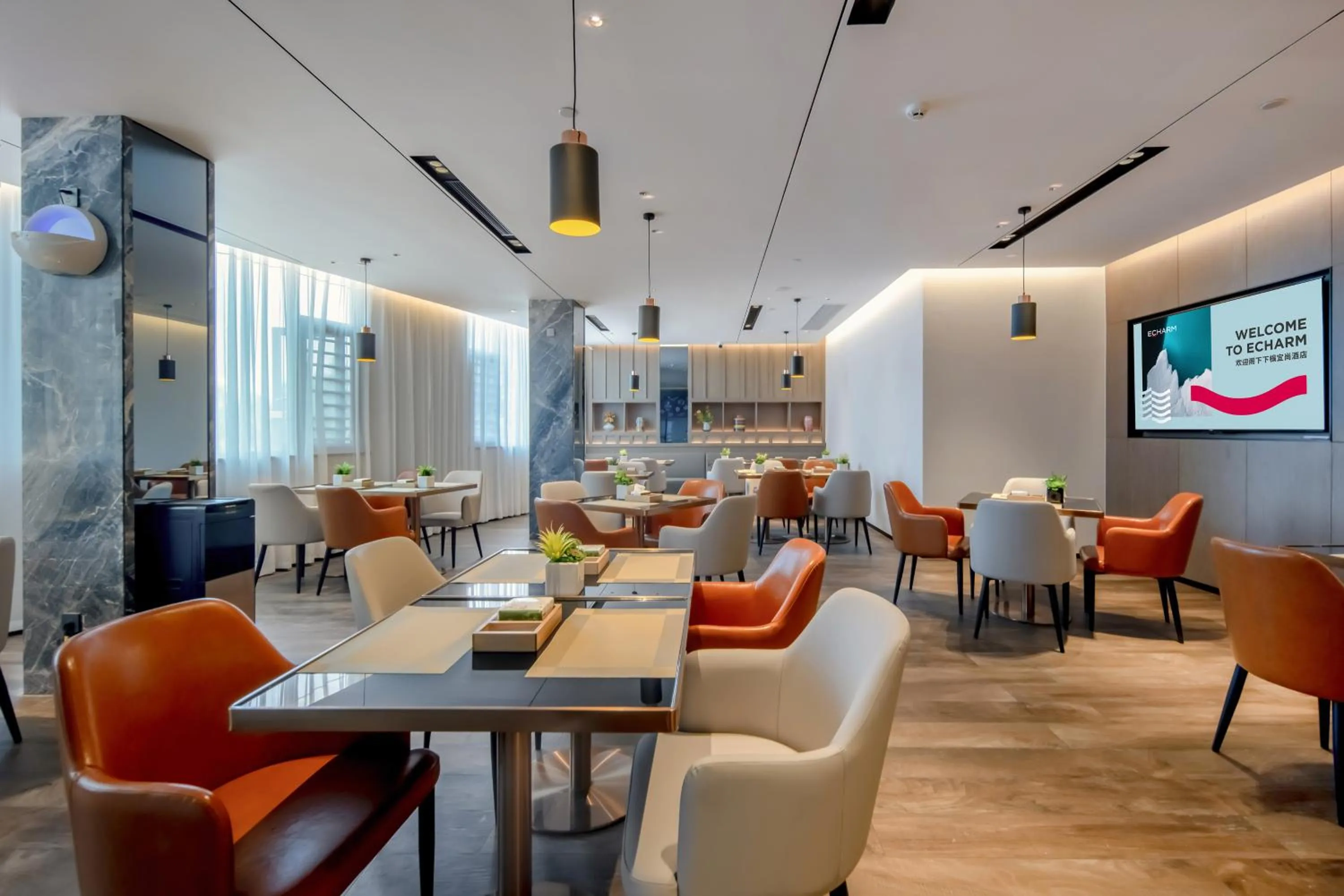 Restaurant/places to eat in Eharm Hotel Baise Jingxi Jinxiu Ancient Town