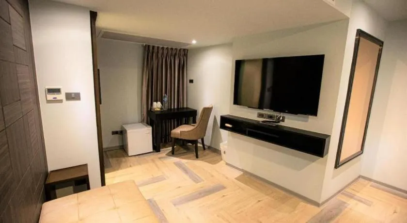 Bed in First Pride Hotel Bangkok