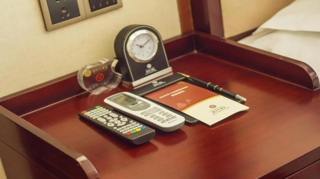 Bed in Grand Szechuan Hotel Vientiane