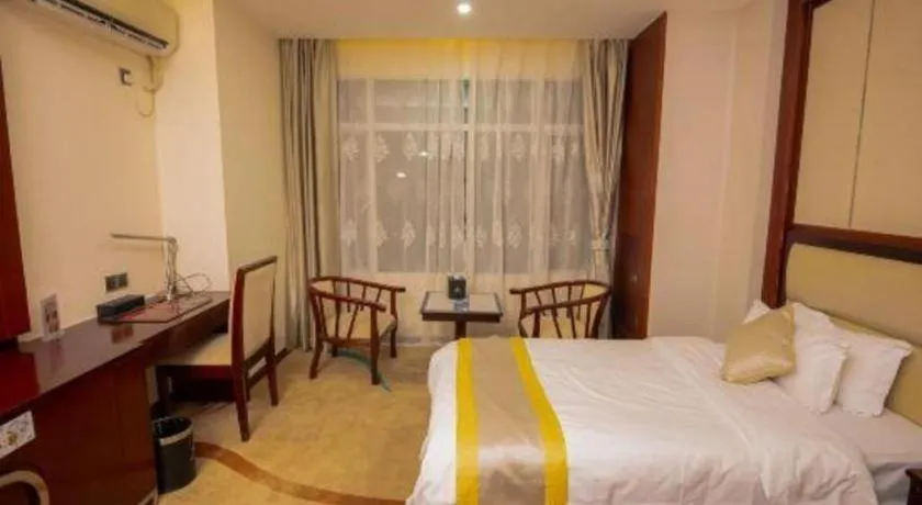 Bed in Grand Szechuan Hotel Vientiane