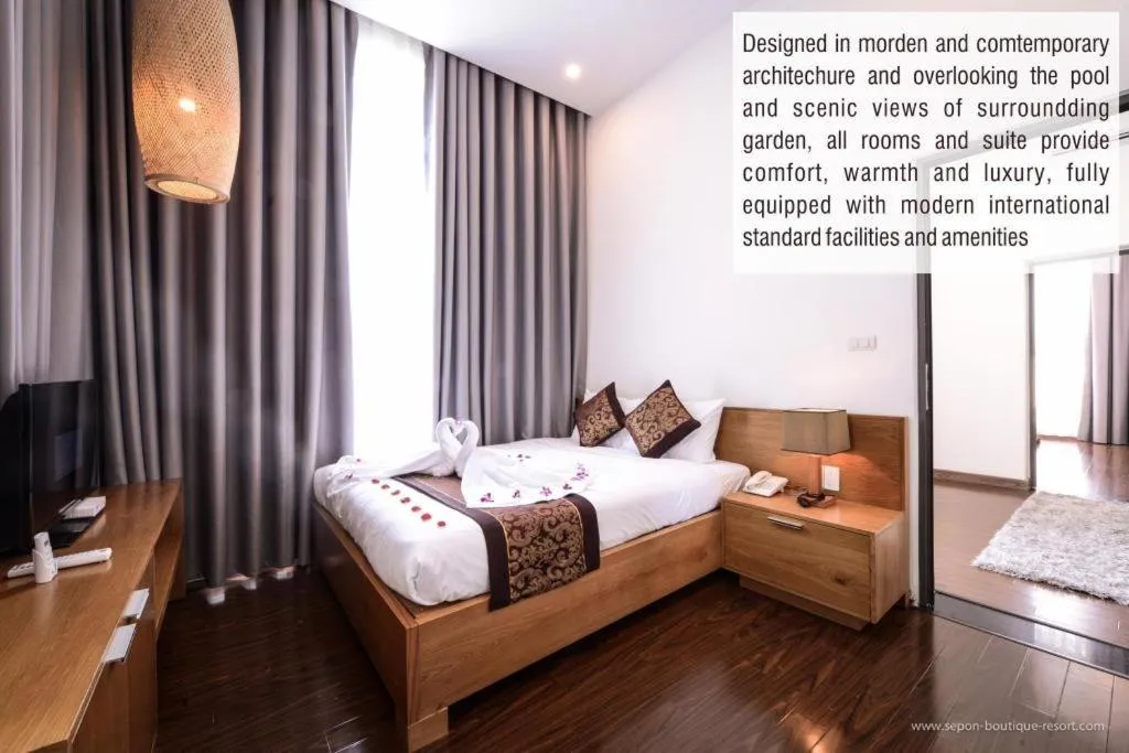 Bed in Sepon Boutique Resort