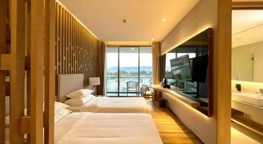Bed in Symphony of The Sea Hotel