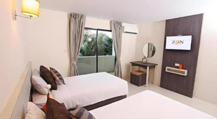 Bed in The Zen Hotel Pattaya