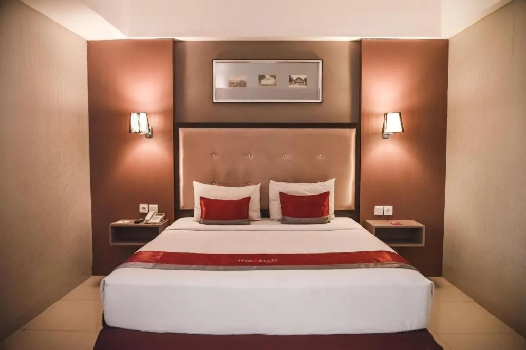 Bed in Travello Hotel Bandung