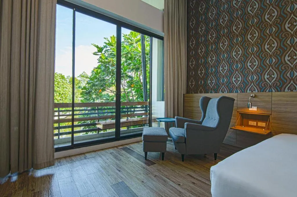 Bed in Lumphawa Amphawa Resort