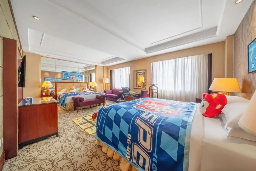 Bed in Chengdu Taihe International Hotel