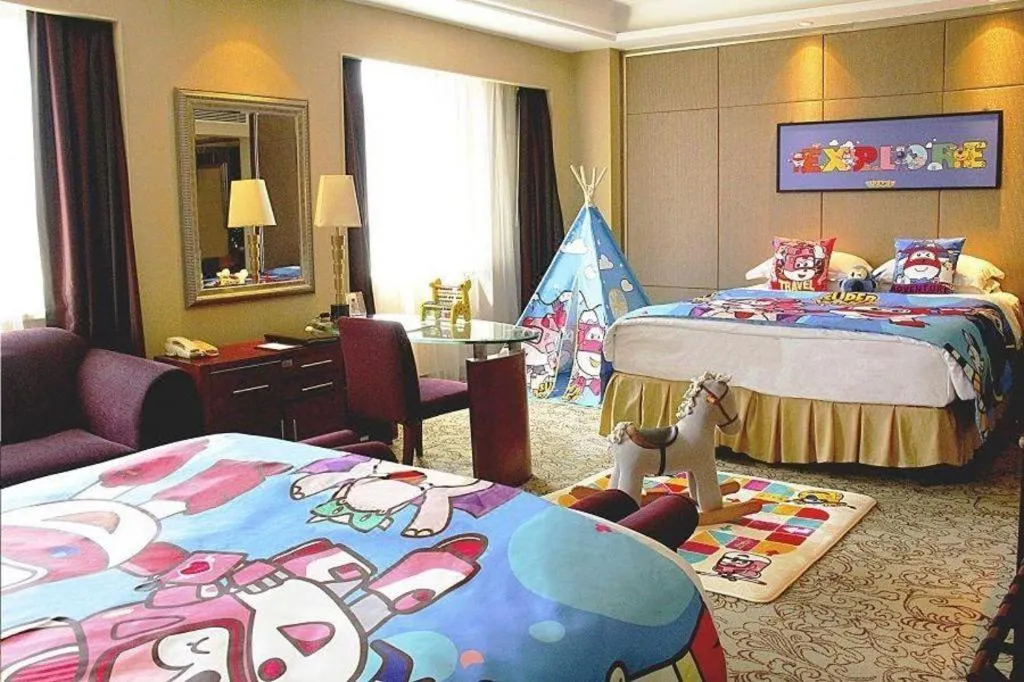 Bed in Chengdu Taihe International Hotel