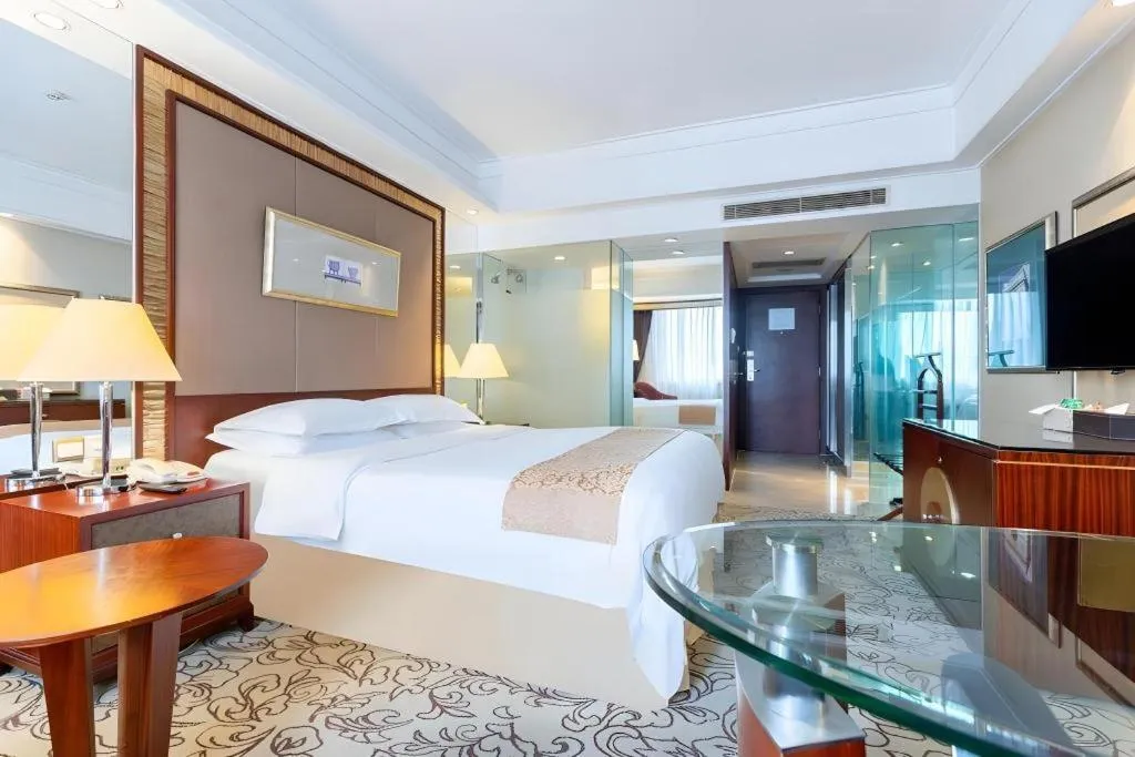 Bed in Chengdu Taihe International Hotel