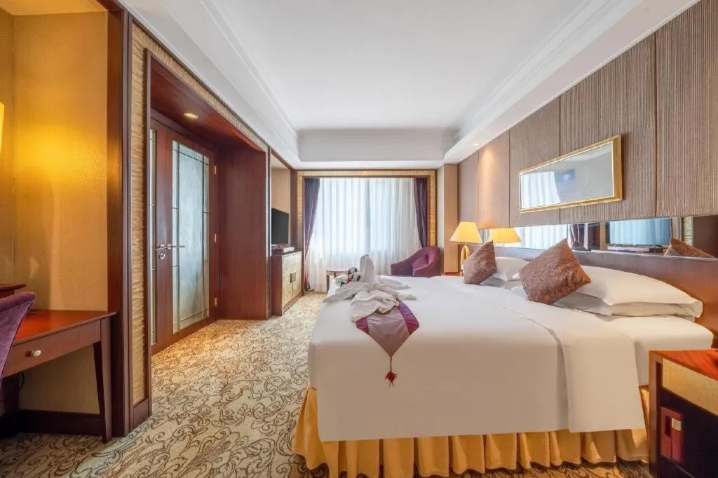 Bed in Chengdu Taihe International Hotel