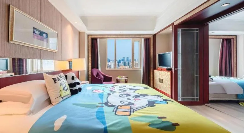 Bed in Chengdu Taihe International Hotel