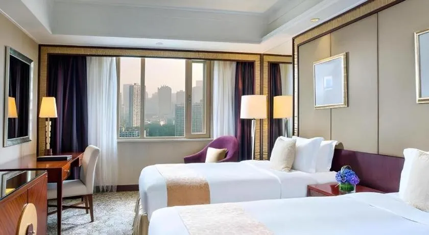Bed in Chengdu Taihe International Hotel