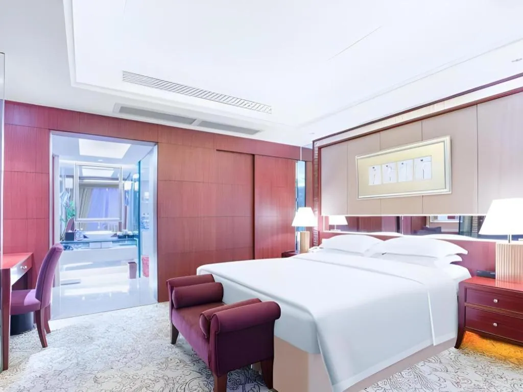 Bed in Chengdu Taihe International Hotel