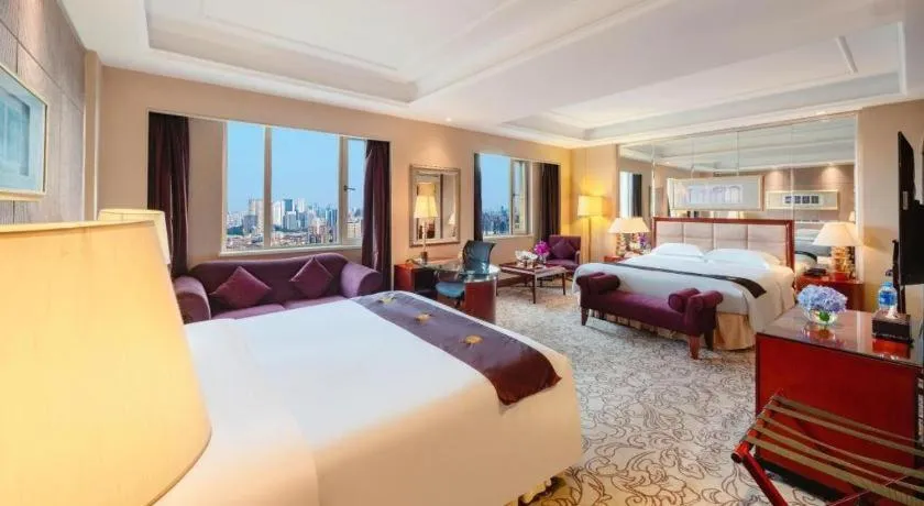 Bed in Chengdu Taihe International Hotel