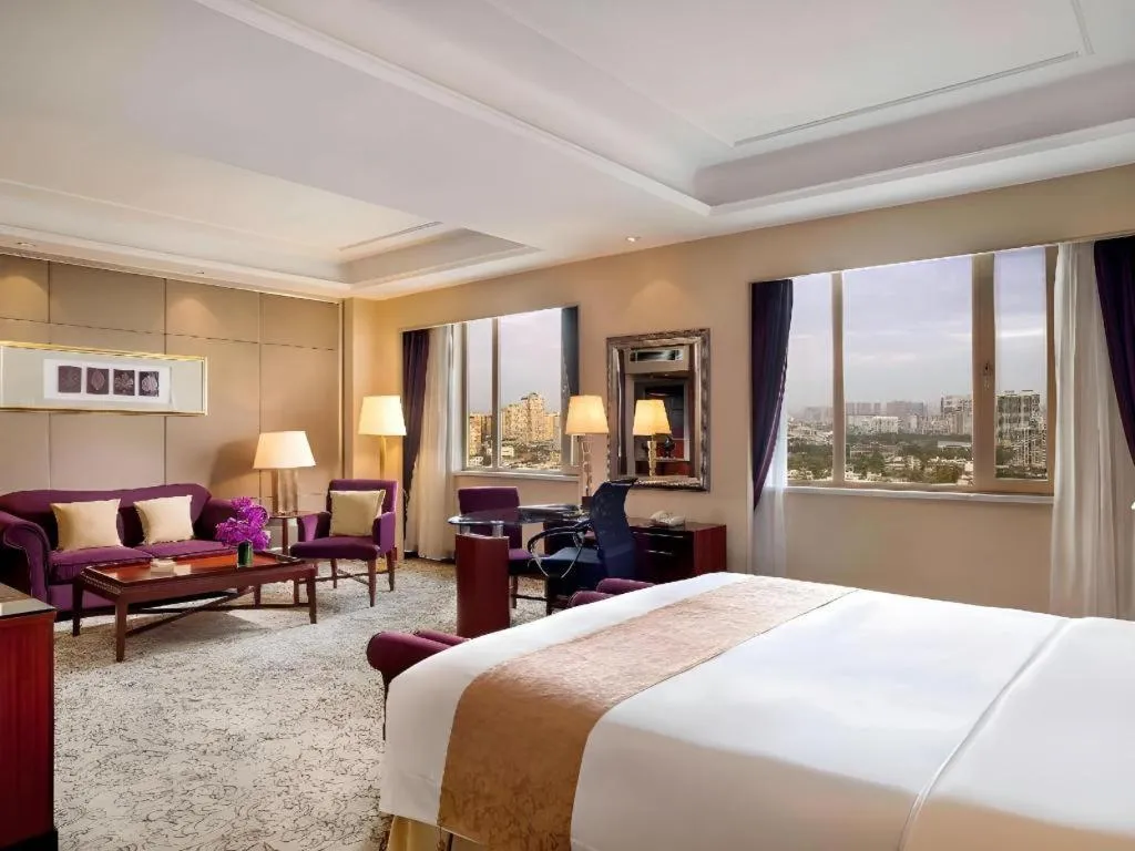 Bed in Chengdu Taihe International Hotel