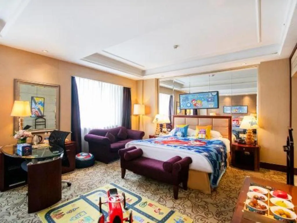 Bed in Chengdu Taihe International Hotel