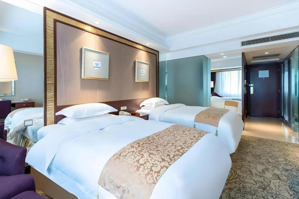 Bed in Chengdu Taihe International Hotel