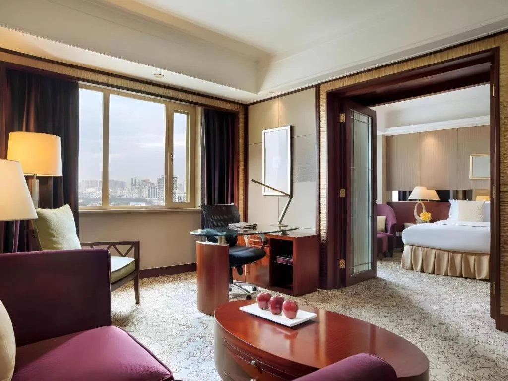 Bed in Chengdu Taihe International Hotel