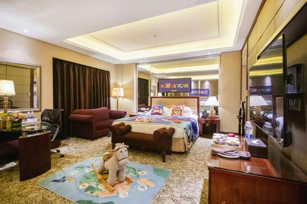 Bed in Chengdu Taihe International Hotel