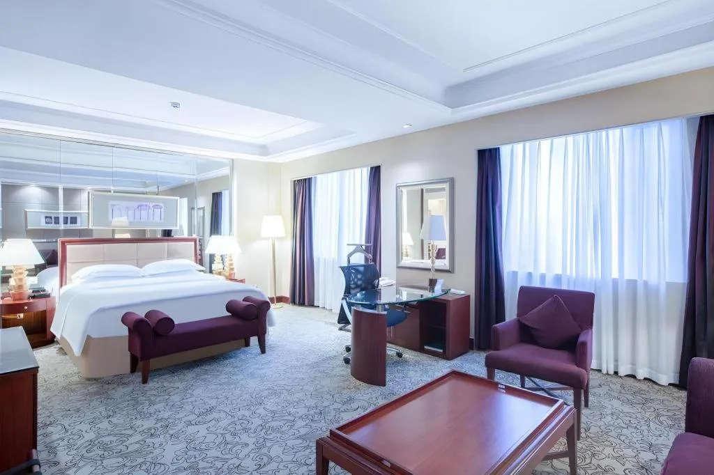 Bed in Chengdu Taihe International Hotel