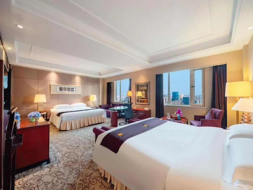 Bed in Chengdu Taihe International Hotel