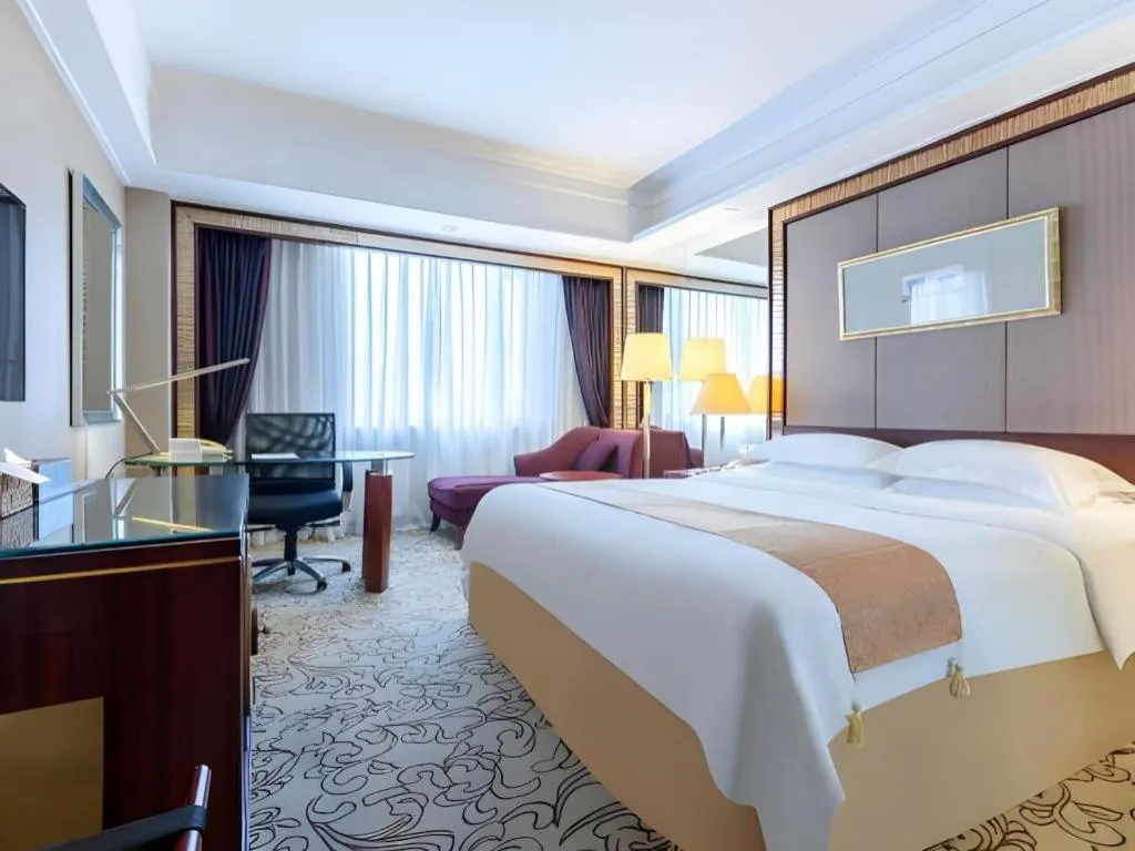 Bed in Chengdu Taihe International Hotel