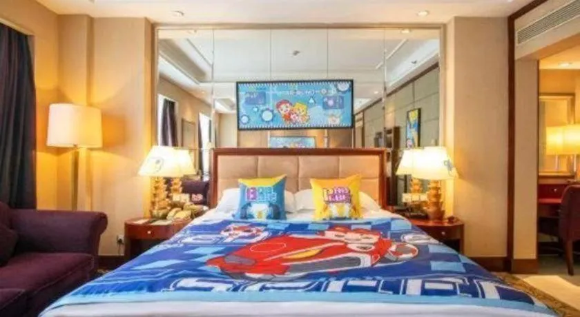 Bed in Chengdu Taihe International Hotel