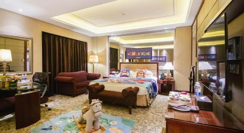 Bed in Chengdu Taihe International Hotel