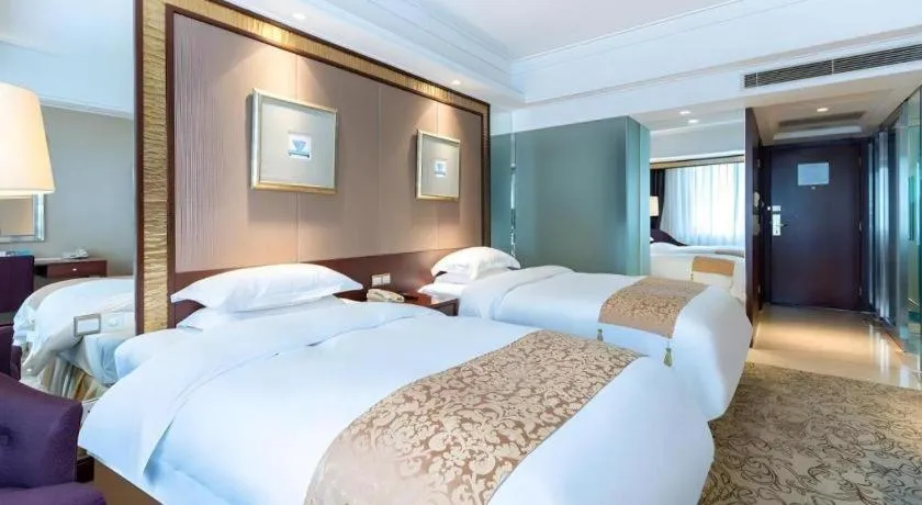 Bed in Chengdu Taihe International Hotel