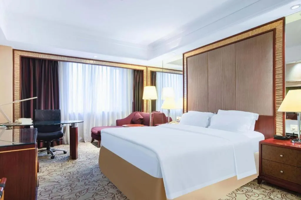 Bed in Chengdu Taihe International Hotel