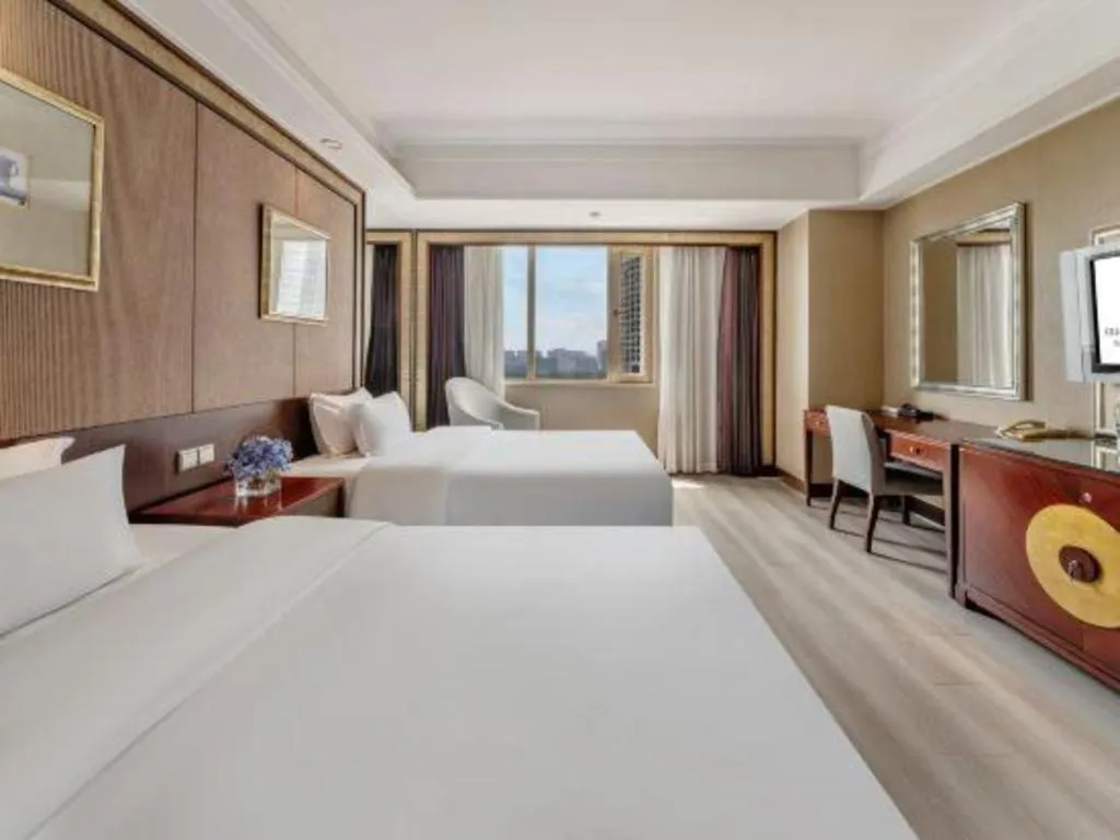 Bed in Chengdu Taihe International Hotel