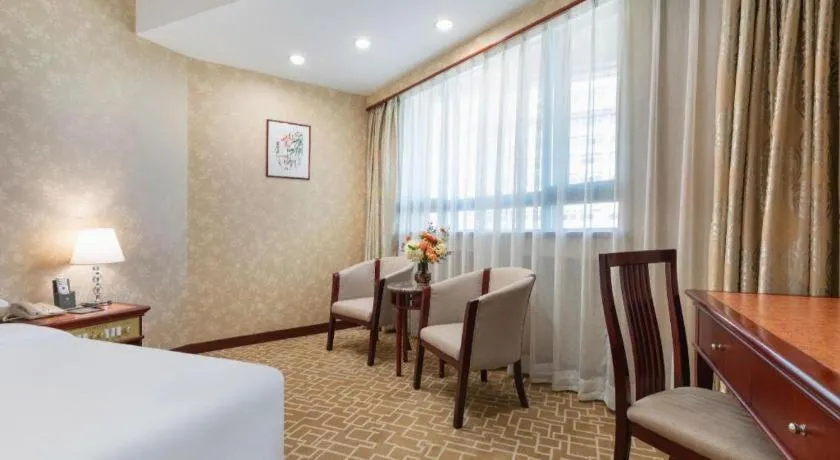 Bed in Century Plaza Hotel