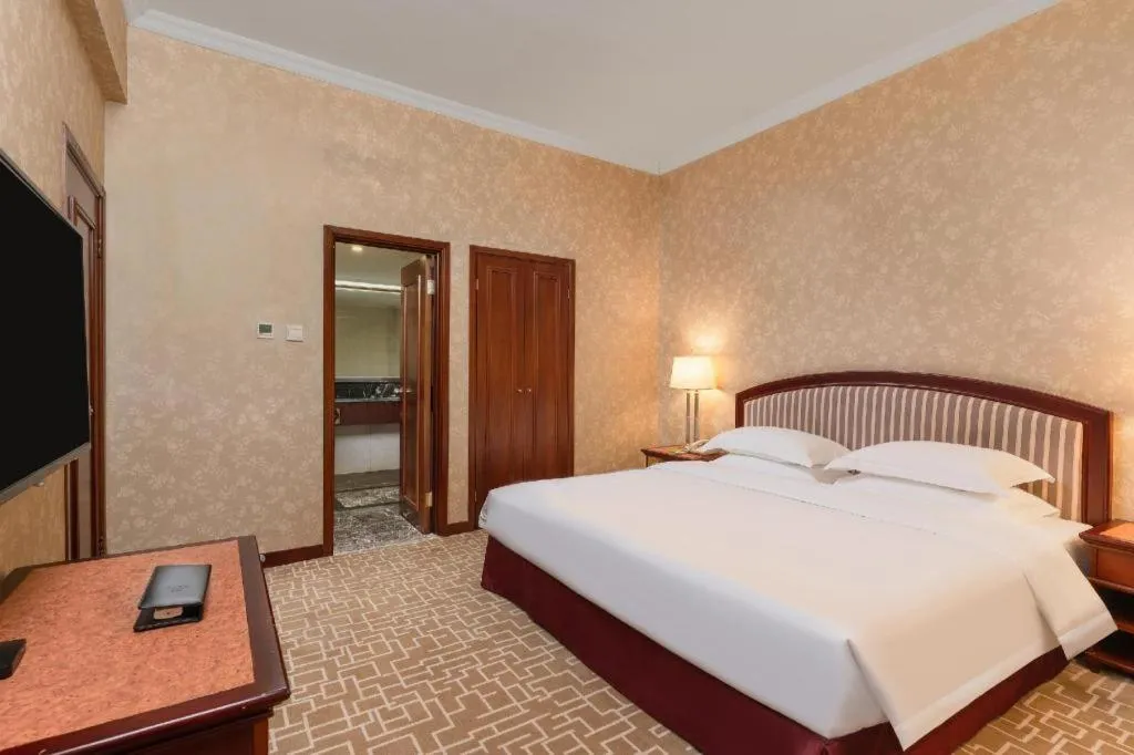 Bed in Century Plaza Hotel