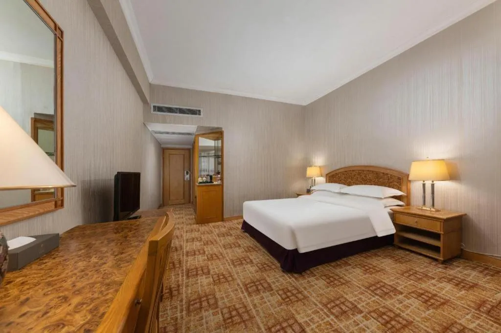 Bed in Century Plaza Hotel