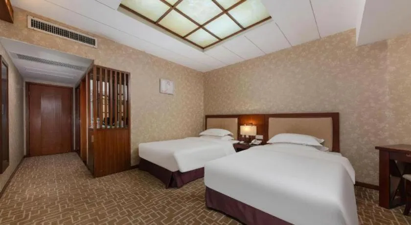 Bed in Century Plaza Hotel