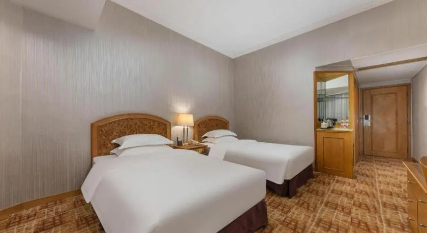 Bed in Century Plaza Hotel