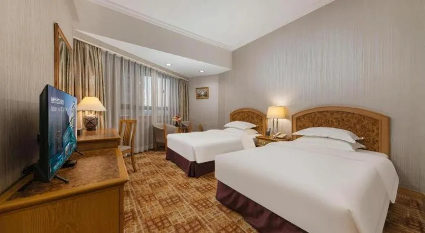 Bed in Century Plaza Hotel