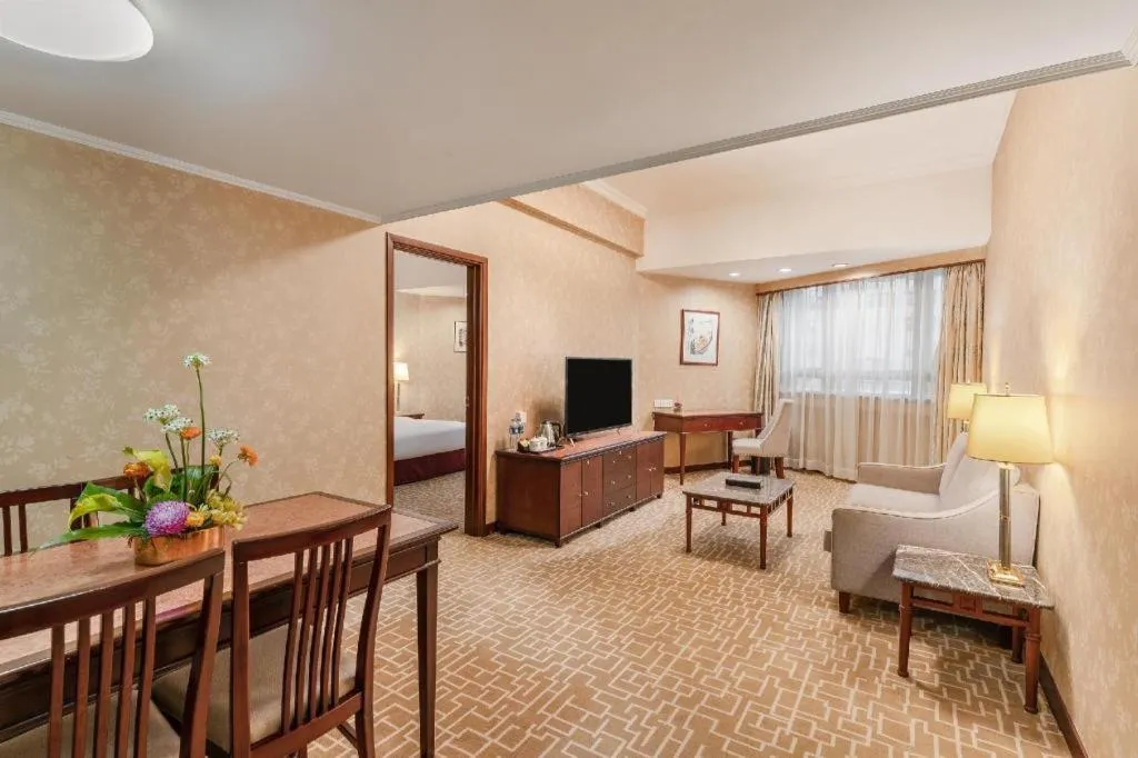 Bed in Century Plaza Hotel