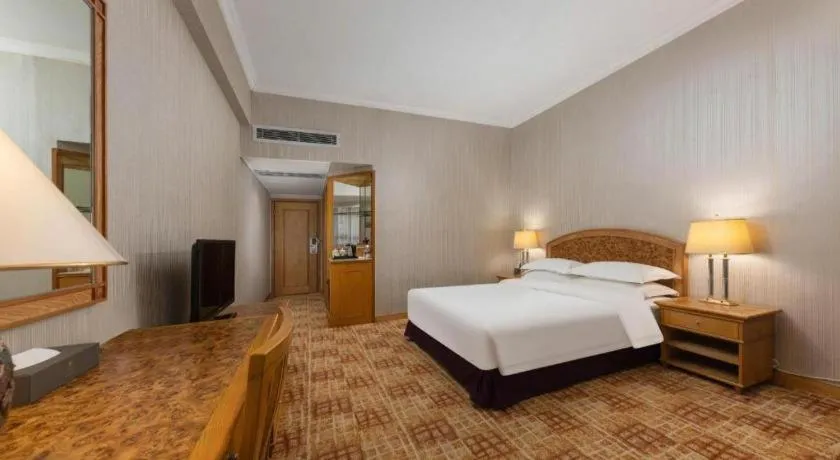 Bed in Century Plaza Hotel