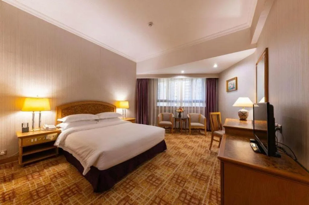 Bed in Century Plaza Hotel