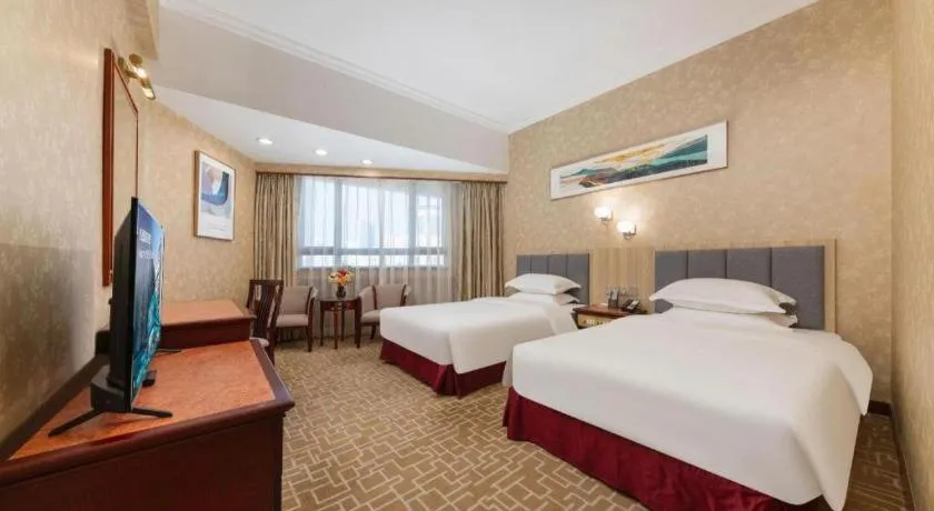 Bed in Century Plaza Hotel