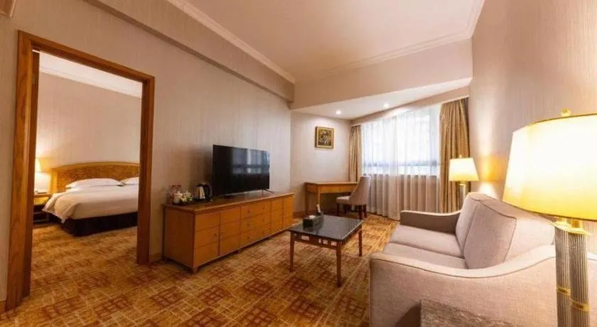 Bed in Century Plaza Hotel