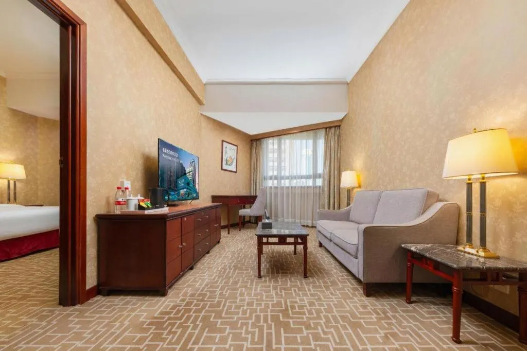 Bed in Century Plaza Hotel