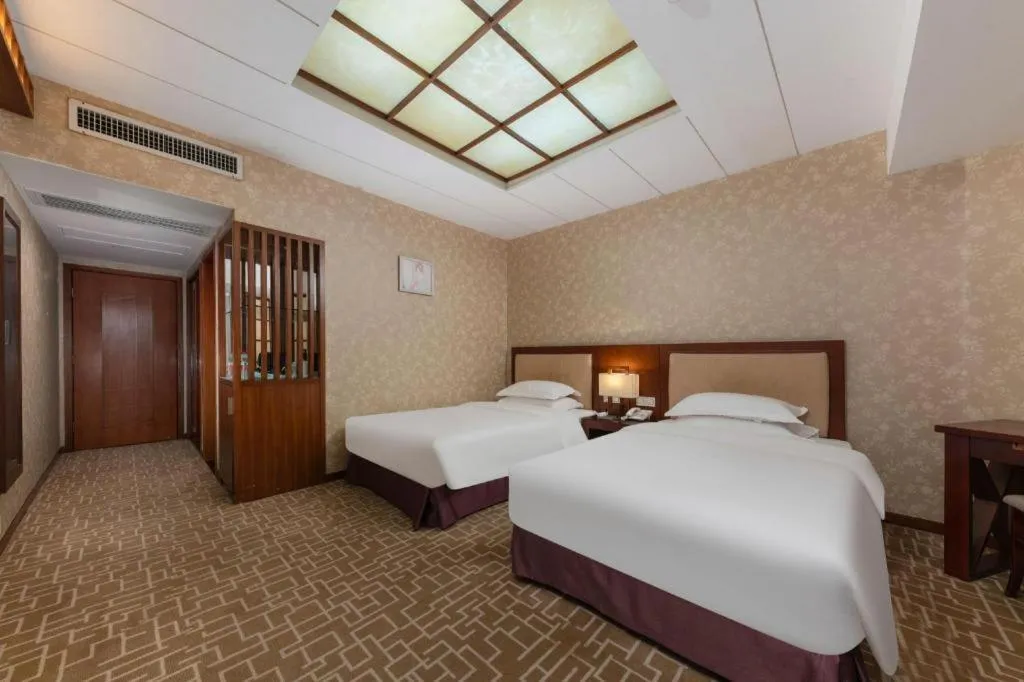 Bed in Century Plaza Hotel