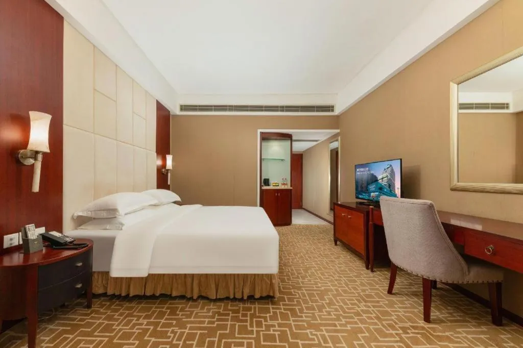 Bed in Century Plaza Hotel