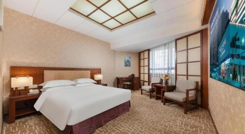 Bed in Century Plaza Hotel