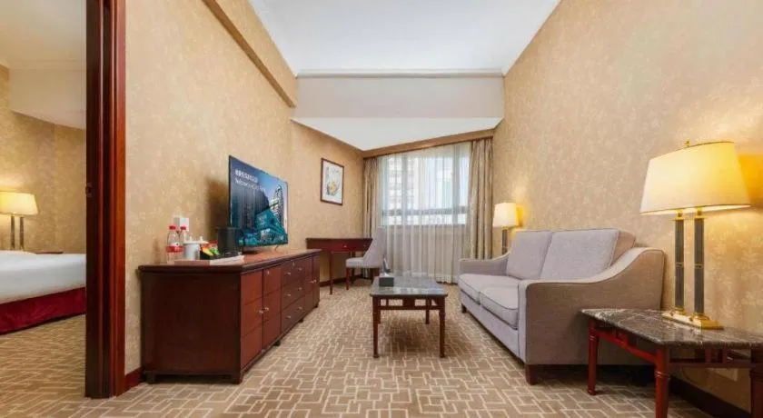 Bed in Century Plaza Hotel